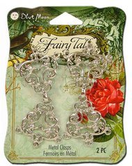 Blue Moon Beads ZF-001-21939 Fairy Tale Silver Fancy Filigree Clasps