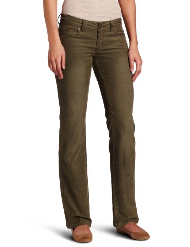 Prana Women's Canyon Cord Pant, Cargo Green, 10 On Sale