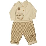 from PEQUILINO Pequilino Boys Vip Baby Top and Trouser (Cream, 3 - 6 Months) (Model 5078 (3-6mths))