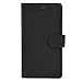 BLU Life One Case, Abacus24-7 BLU Life One 4G LTE Wallet Case, Leather BLU Life One 2015 Flip Cover with Card Holder and Kickstand - Black Flip Case for BLU Life One 4G LTE Phone