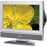 AUDIOVOX FPE1708DVS 17 STAINLESS STEEL FINISH FLAT PANEL TV/DVD COMBINATION