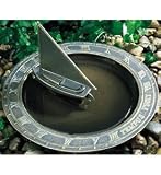 Whitehall Moss Green Sailboat Sundial Birdbath Reviews