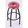 Iowa State Cyclones 25" Single-ring Swivel Bar Stool with Chrome Accent Ring