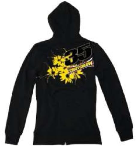 2014 Official Cal Crutchlow 35 Union Jack Womens Moto GP Black Hoodie