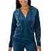 Merona&reg; Womens Cozy Velour Hoodie - Teal - XXL