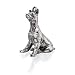 Doberman Pinscher Sterling Silver Charm