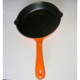 CAST IRON SKILLET 20CM ROUND PAPRIKA ORANGE
