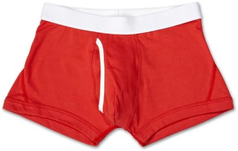 Flint and Tinder USA 100% Made in America Trunk Brief Men's (Small, Red)