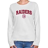 NCAA Colgate Raiders Ladies White Logo Arch Long Sleeve Classic Fit T-shirt