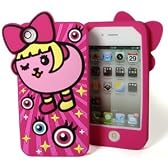 スマイルワールド 豆しぱみゅぱみゅ iPhone4/4S兼用シリコンケース SW-CMP01