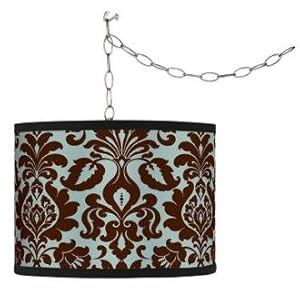 Swag Style Kiwi Tini Florence Shade Plug-In Chandelier