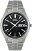 Seiko Mens Day And Date Round Black Dial Watch SGF461