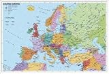  : Staaten Europas Wandkarte, Stiefel Wandkarten Kleinformat 95 x 67 cm, Poster, laminiert
