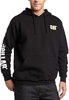 Caterpillar Men's Big & Tall Trademark Banner Hooded Sweatshirt