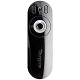 Targus 2.4 GHz Wireless Multimedia Laser Presentation Remote with KeyLock, Range up to 50 Feet AMP09US (Black with Gray)