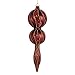 Vickerman 534014-16.5" Burgundy Candy Glitter Finial Christmas Tree Ornament (N186965D)