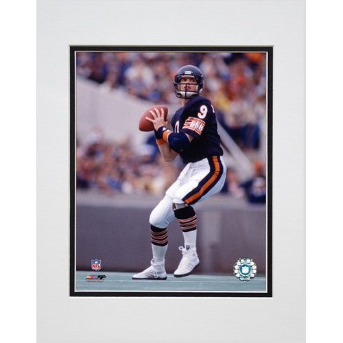 Photo File Chicago Bears Jim McMahon Passing Action Matted Photo
