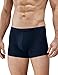 DAVID ARCHY Men's Underwear Ultra Soft Micro Modal Moisture-Wicking Trunks for Men, 4-Pack (S, Navy Blue/Wine)