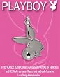 PLAYBOY TOP DROP BUNNY HEAD BELLY RING PLAYBOY TOP DROP BUNNY HEAD BELLY RING