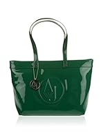 Armani Bolso asa al hombro Brillo (Verde)