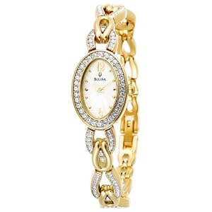 41QkYkcfYtL. SL500 AA300  Bulova Womens Crystal Watch #98L106