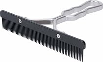Weaver Leather Show Comb with Aluminum Handle and Replaceable Black Plastic Blade

