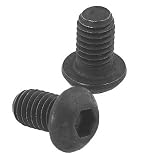 Alloy Steel Button Hd Socket Cap Screw M6 Black, 1.0mm Pitch, DIN7380