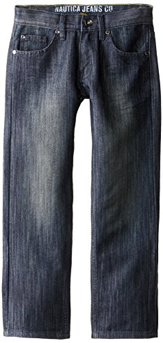 Nautica Big Boys' Jeans Co. Slim Straight, Merchant Blue, 12