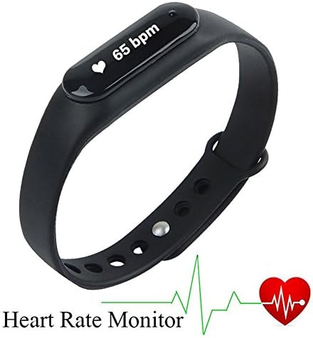 XIHE Smart Watch Smartband Wristbands with Heart Rate Monitor Fitness Tracker Calorie Counters Sleep Monitor Pedometer Waterproof Bluetooth Health Fitness Band Touch Screen for iOS and Android