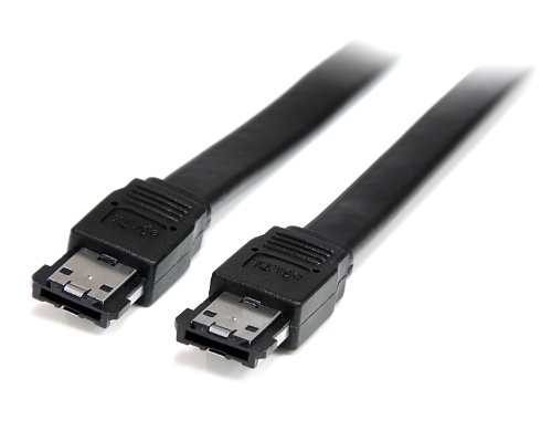 Click To StarTech 3-Feet Shielded External eSATA Cable M/M (ESATA3) Details... StarTech 3-Feet Shielded External eSATA Cable M/M (ESATA3)