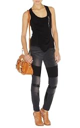Limited Edition Leather Panel Jeans
