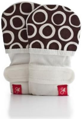 guavamitts organic Infant Mittens (Cirque Chocolate) S/M