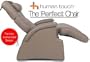 The Human Touch Power Electric Perfect Chair Recliner - PC85 / PC-085 Motor Recline Cashew Bonded Leather Pads - Interactive Health Zero Anti Gravity Chair