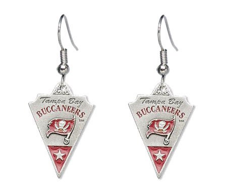 Tampa Bay Buccaneers Dangle Earrings - NFL Football Fan Shop Sports Team Merchandise
