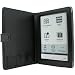 iGadgitz Black Genunine Leather Book Style Case Cover for Sony Portable Digital Book eReader PRS-600 Series Touch Edition