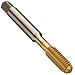 Dormer MTT-X E029/MTT-X E039 Powdered Metal Thread Forming Tap, TiN Coated, Round Shank With Square End, Modified Bottoming Chamfer