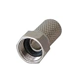10x F-Stecker 7,50 mm für Koax-Kabel 0,19 Euro / Stück