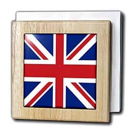 United Kingdom Flag - 6 Inch Tile Napkin Holder by 3dRose LLC