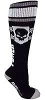 MOXY Socks Powerful Power Skull Knee-High Fitness Deadlift Socks