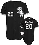 Carlos Quentin Black Majestic Authentic 2010 Alternate On-Field Chicago White Sox Jersey