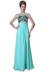 Chiffon/Polyester Empire   Waistline  Lace Draped   Ball Gown Evening Dress/Bridesmaid Dress/Party Dress/Wedding Dress  With Rhinestones