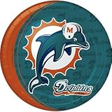 Party Supplies - Miami Dolphins 9 Dinner Plates (8)