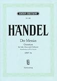Messias Hwv 56 - Klavierauszug - 