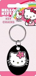 Hello Kitty Black Keychain