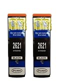 2x T2621 Black Compatible (Polar Bear 26XL Series) High Capacity XL Ink Cartridges For EPSON Expression Premium XP600 XP605 XP700 XP800 Inkjet Printers. With chip installed and will show ink levels. FREE DELIVERY and VAT RECEIPT with every order.