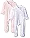 Little Me Baby Girls' Sweet Lovebirds 2 Pack Footie One-Piece Sleeper