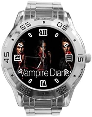The Vampire Diaries Season Diy adult Fashion stainless steel Wrist Watch Durable Gift