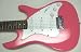 NEW! Pink Electric Guitar W/ Gig Bag / Accs Strat Style