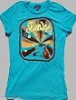 J & Company Funky Face Short Sleeve Tee Shirt