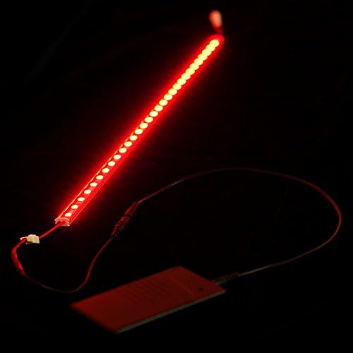 GALAXY LED / Ready-to-use Rigid LED Strip Kit (Red, 20") w/Power Supplies and Dimmer- for Windows/Displays/Signs/Interior Lighting